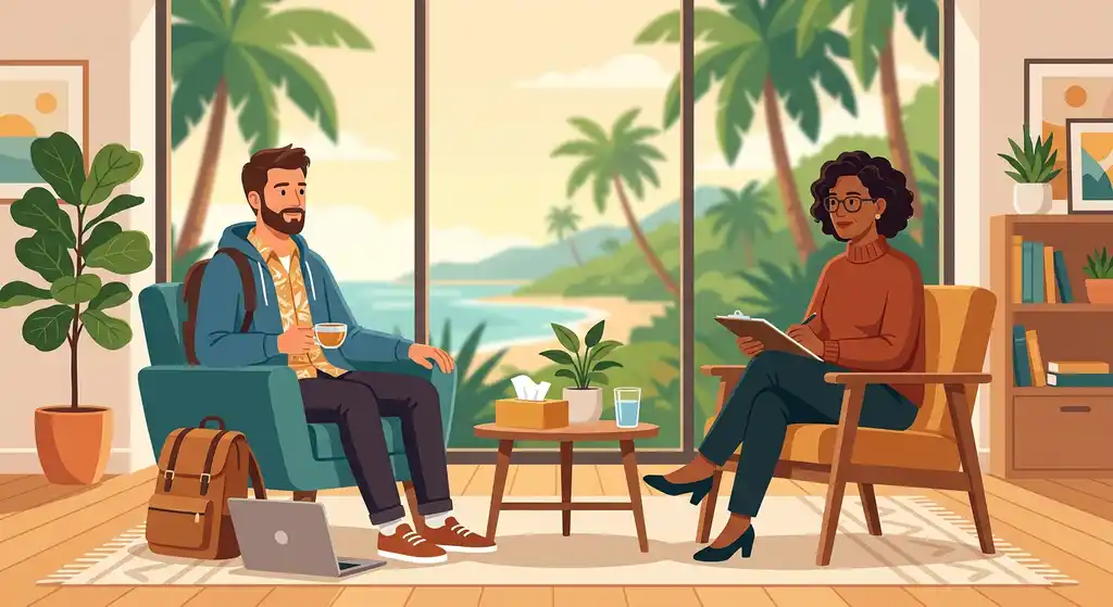 Цифровой кочевник на приеме у психолога — процесс плановой психотерапии по страховке